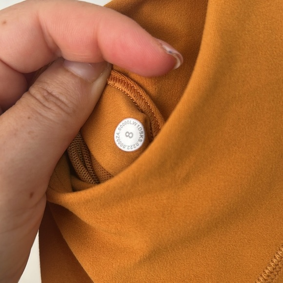 Lululemon Align Onesie 8" in Autumn Orange - Picture 7 of 8